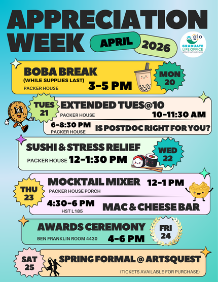 2026 Appreciation Week Poster