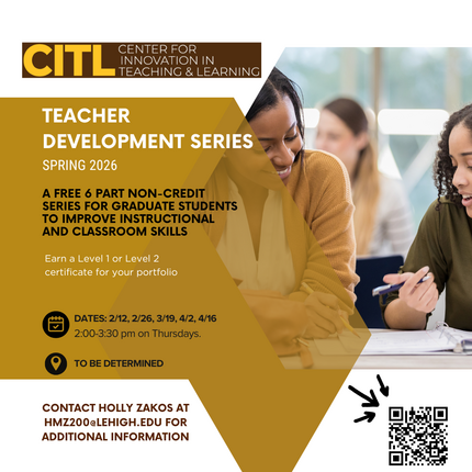 Teacher Development Series Spring 2026